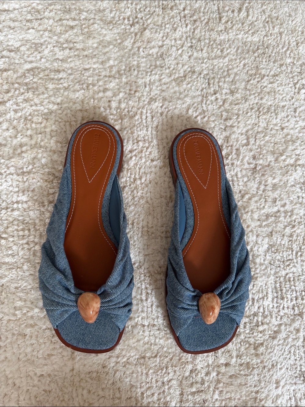 Zimmerman denim flats - Picture 2 of 4